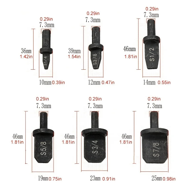 1 6 Electric Copper Tube Expander Reamer Head Pipe Installation Tool