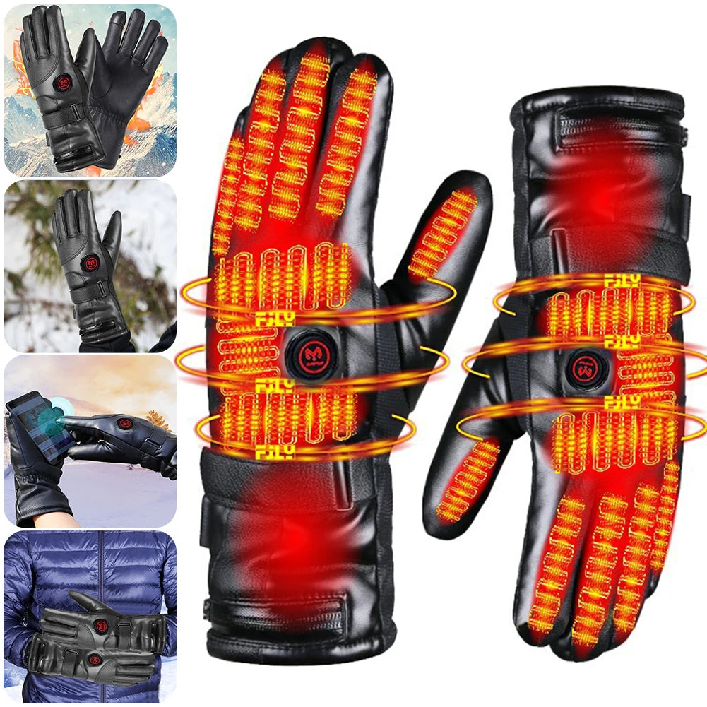 Rechargeable Heated Gloves | 3-Level Waterproof Winter Hand Warmers
