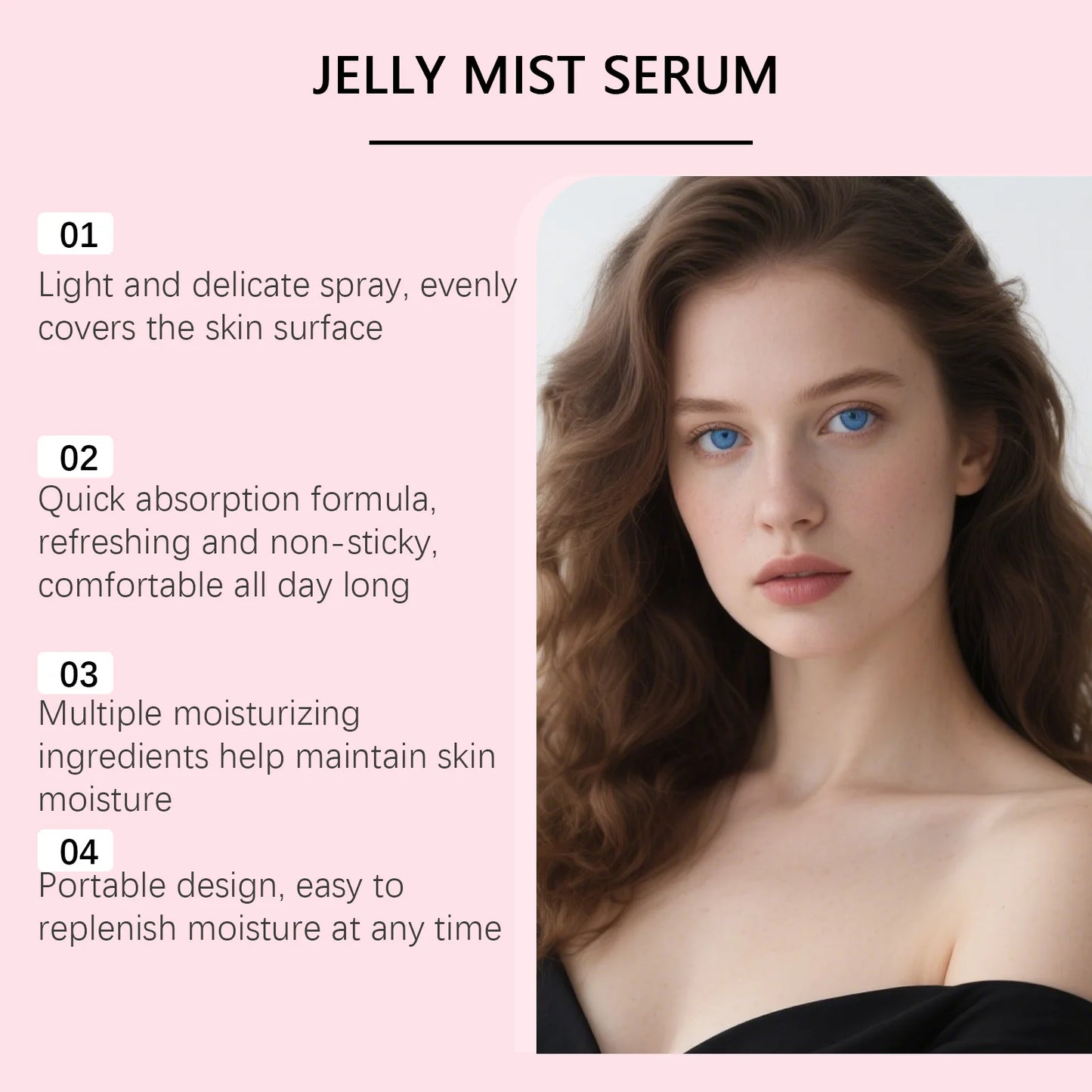 Collagen Jelly Mist Serum Spray – Hydrating & Brightening