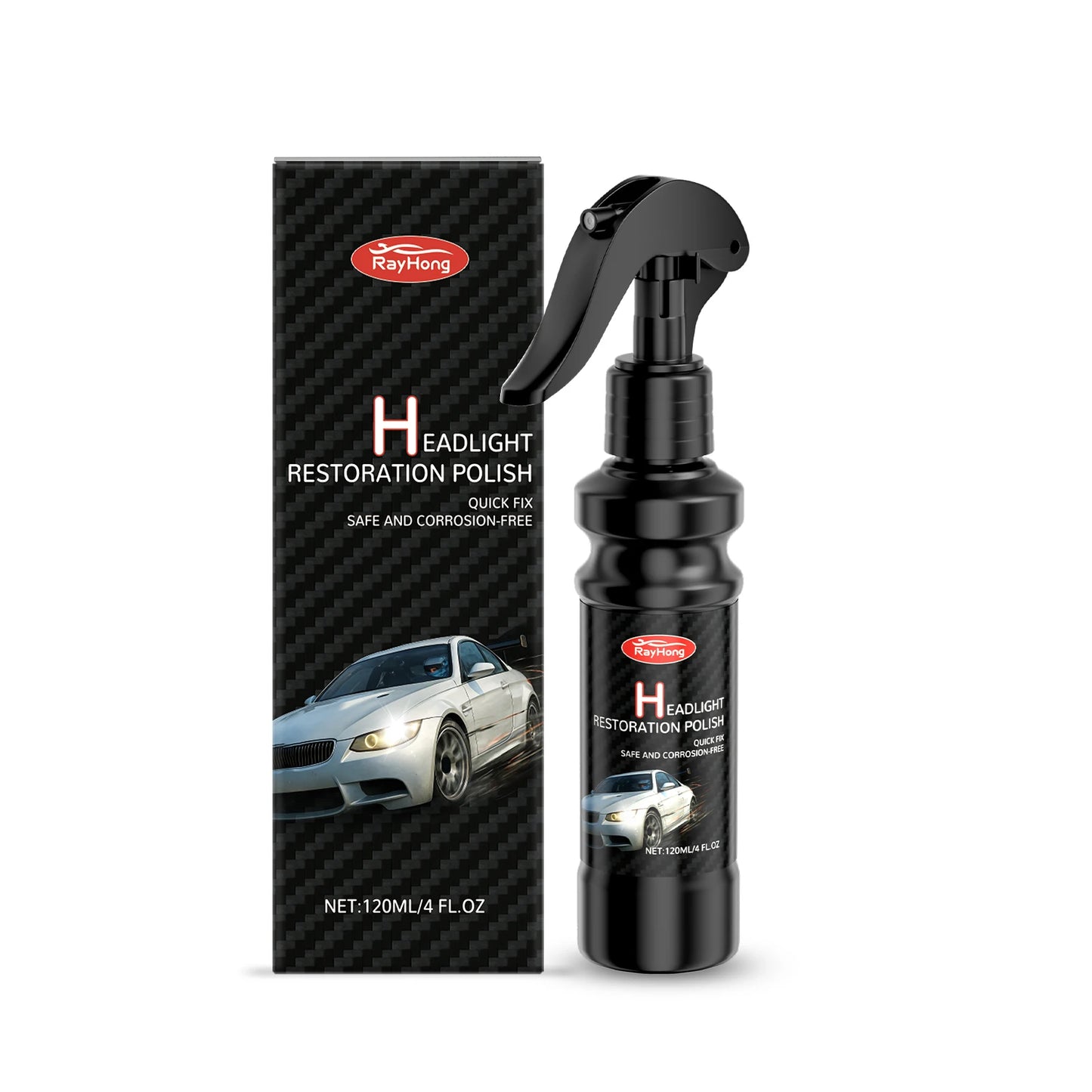 Rayhong Headlight Restoration Spray | Anti-Fog & Waterproof