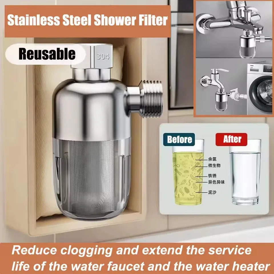 SUS316 Stainless Steel Tap Water Filter – Anti-Scale Purifier