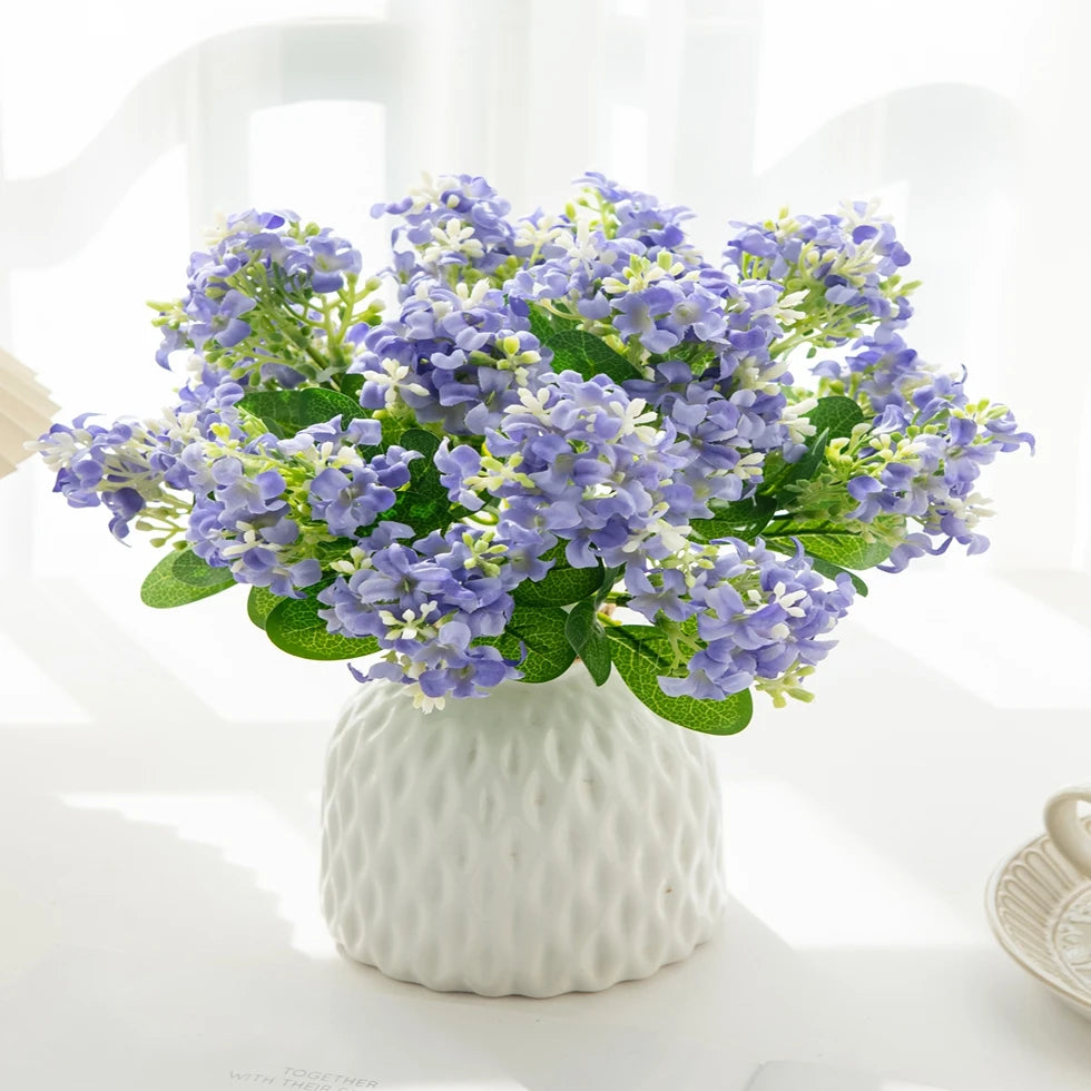 Silk Hyacinth Artificial Flowers | Wedding & Home Décor 2/4 PCS