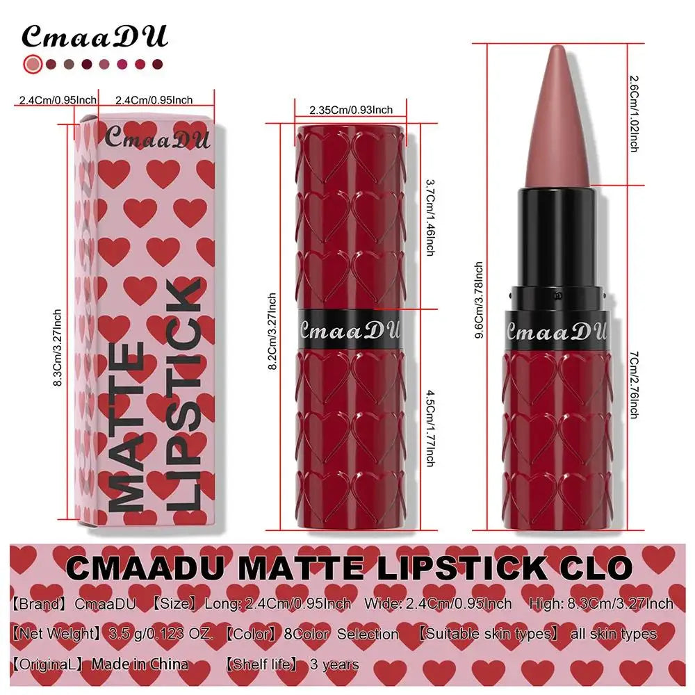 CmaaDU Velvet Matte Lipstick Pencil – Waterproof Lip Liner