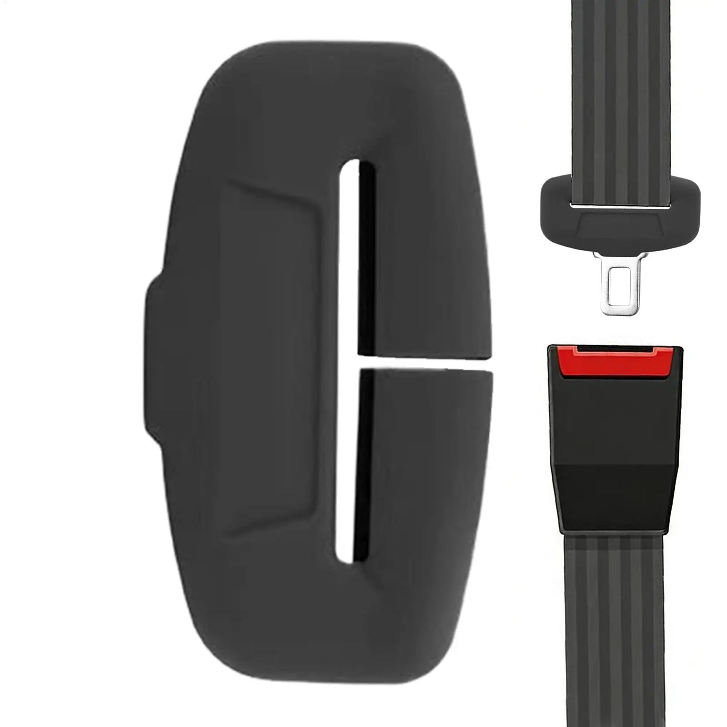 Silicone Seat Belt Buckle Protector Cover | Universal Car Fit