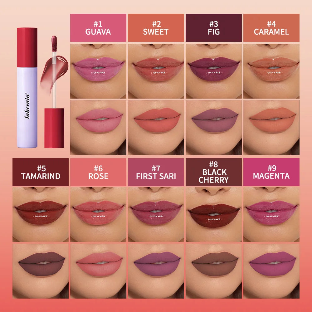 Staining Lip Oil Kulfée Lip Gloss Stain Two In One Long Lasting Deep Hydration Moisturizing Non Sticky Waterproof Lip Cosmetics Peaceful Pleasures Health and Wellness