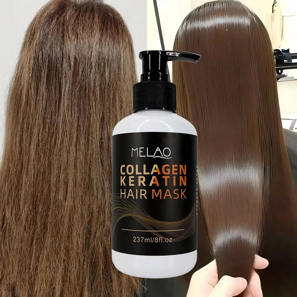 MELAO Collagen & Keratin Hair Mask – Repair & Shine 237ml