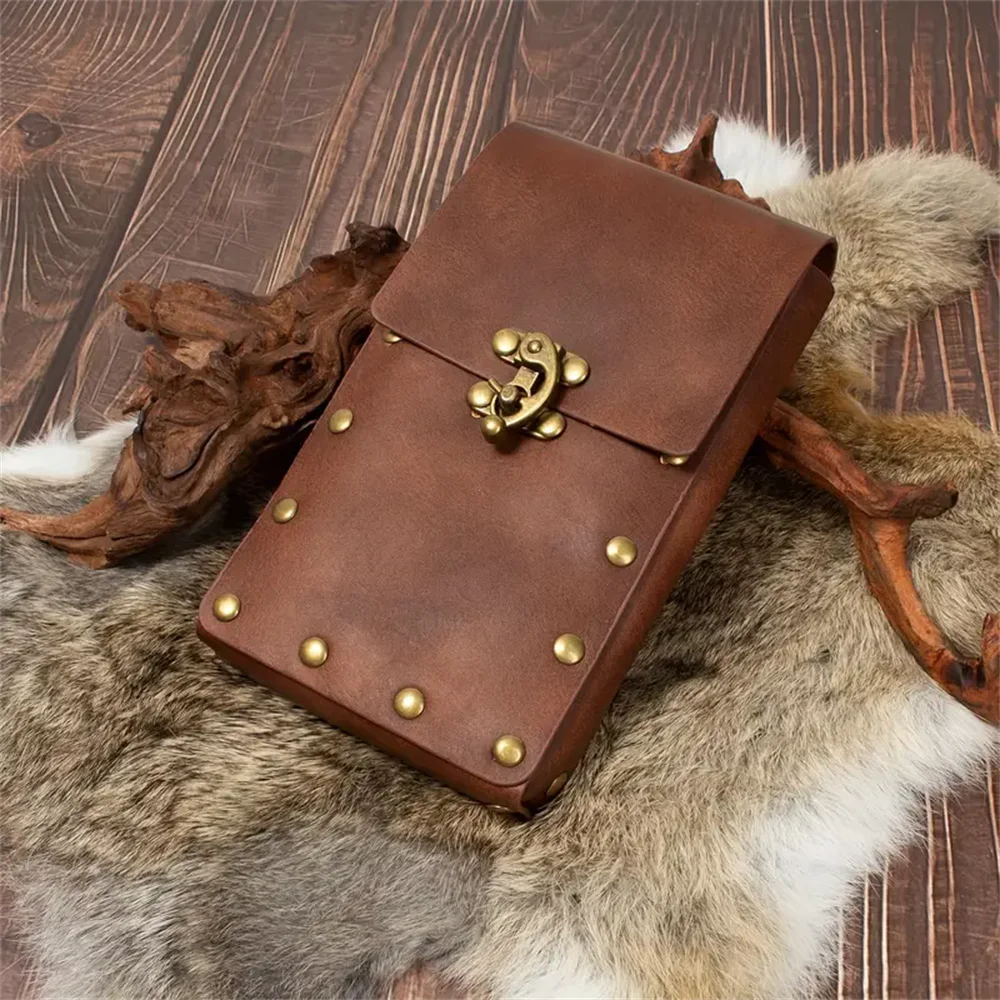 Cosplay Medieval Retro Belt Renaissance Copper Coin Waist Bag Viking