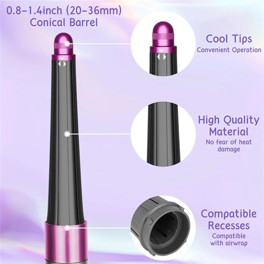 2 IN 1 Airwrap Hair Dryer High Speed Brushless Motor Negative Ionic Blow Dryer Multi-Function Salon Hair Styler Tools Peaceful Pleasures Health and Wellness