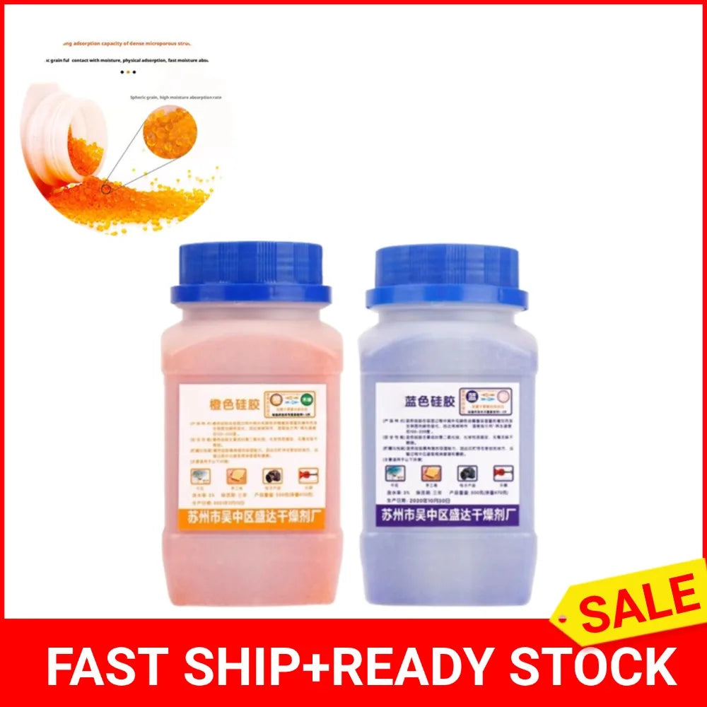 500g Waterproof Silica Gel Moisture Absorber for Storage Peaceful Pleasures Health and Wellness