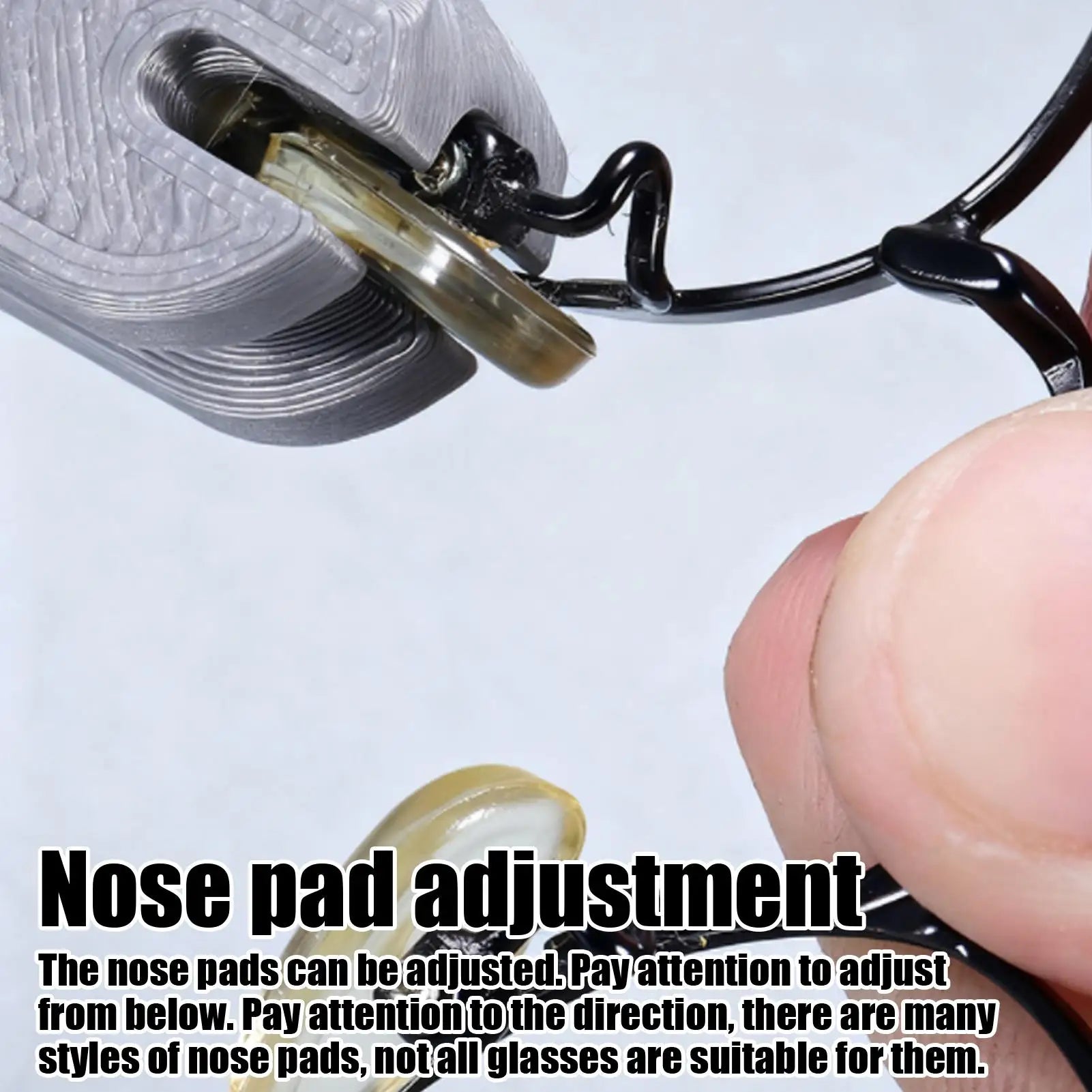 At-Home Glasses Adjustment Kit Easy DIY Tool to Tighten Nose Pads & Arms, Save Time & Money on Repairs for Daily Wear Peaceful Pleasures Health and Wellness