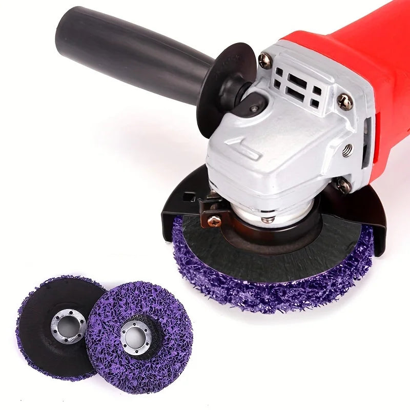 100mm Coral Poly Strip Disc – Rust & Paint Removal Abrasive Wheel Peaceful Pleasures Health and Wellness