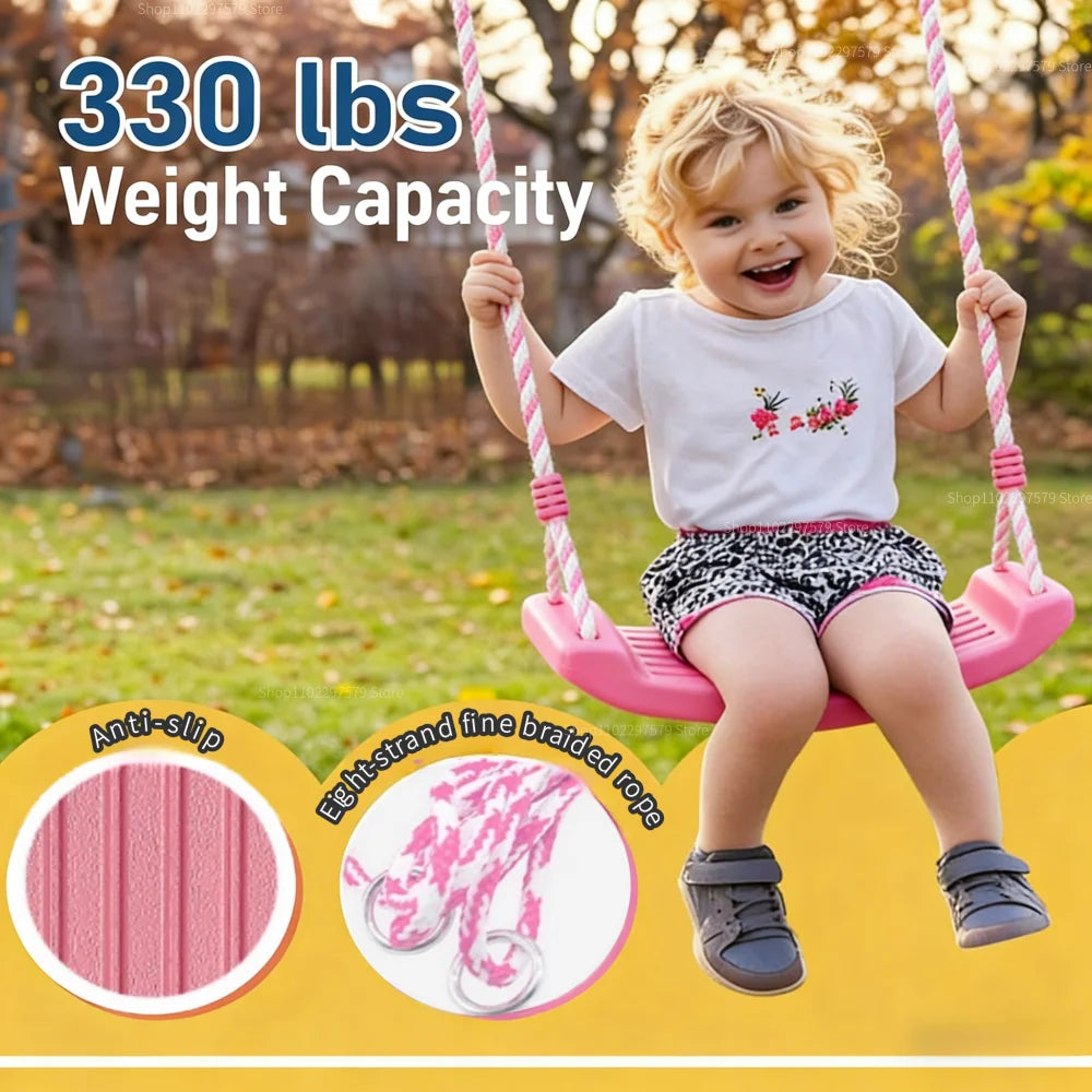 Children's Swing Toys Garden Hanging Rainbow Swing, Convenient Indoor and Outdoor Baby Swing, Children's Outdoor Game Toys Peaceful Pleasures Health and Wellness