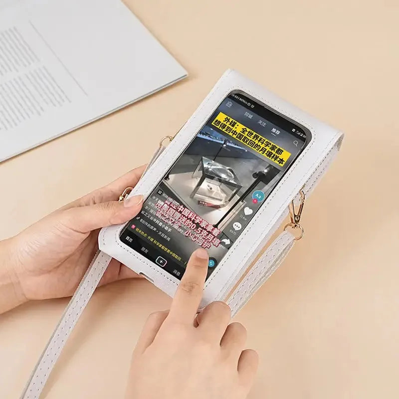 Touchscreen Crossbody Phone Bag for Women | Mini Shoulder Purse