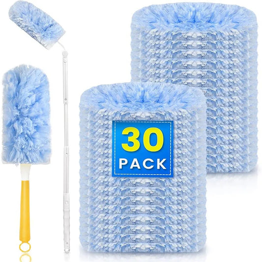 Swiffer 360 Compatible Duster Refills 10-Pack – Unscented Duster Refills Oasis Select 30pcs Handle