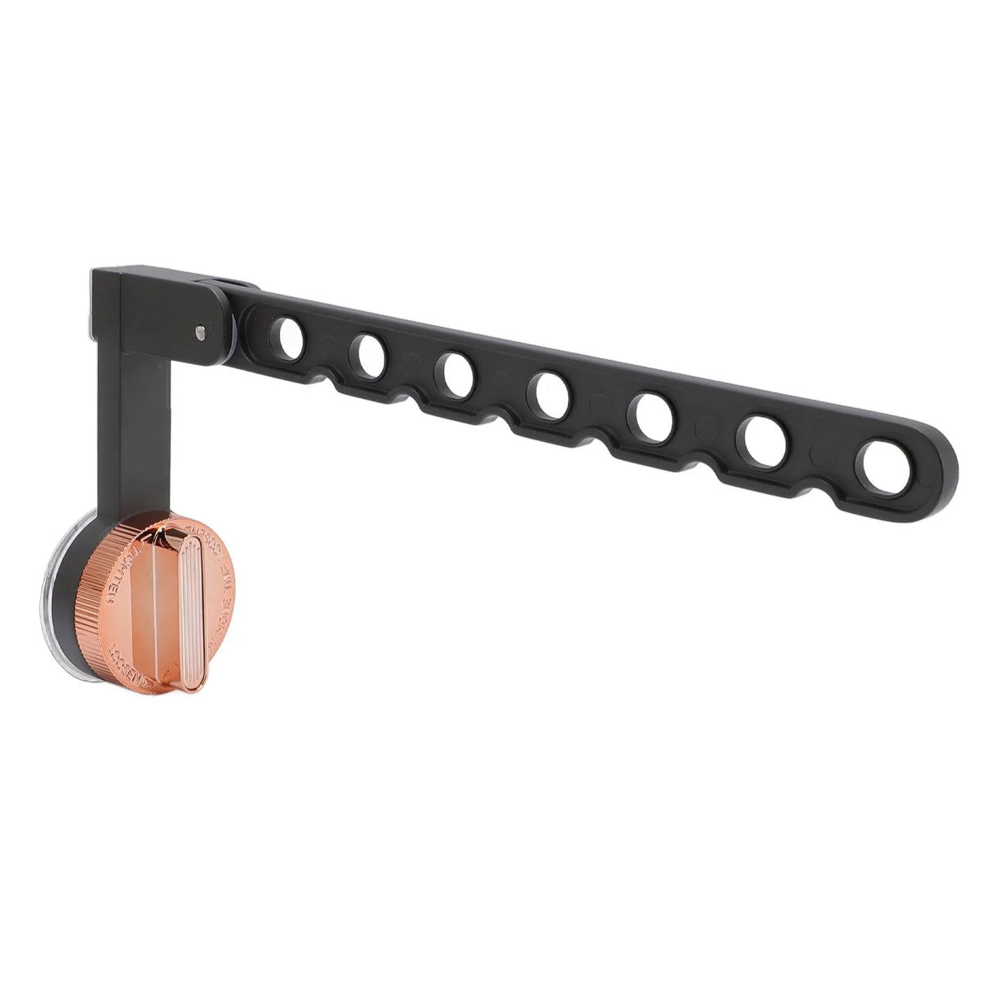Suction Cup Laundry Drying Rack Multifunctional Wall Mounted Clothes Drying Rack Sturdy Structure Aluminum Alloy for Apartment Peaceful Pleasures Health and Wellness