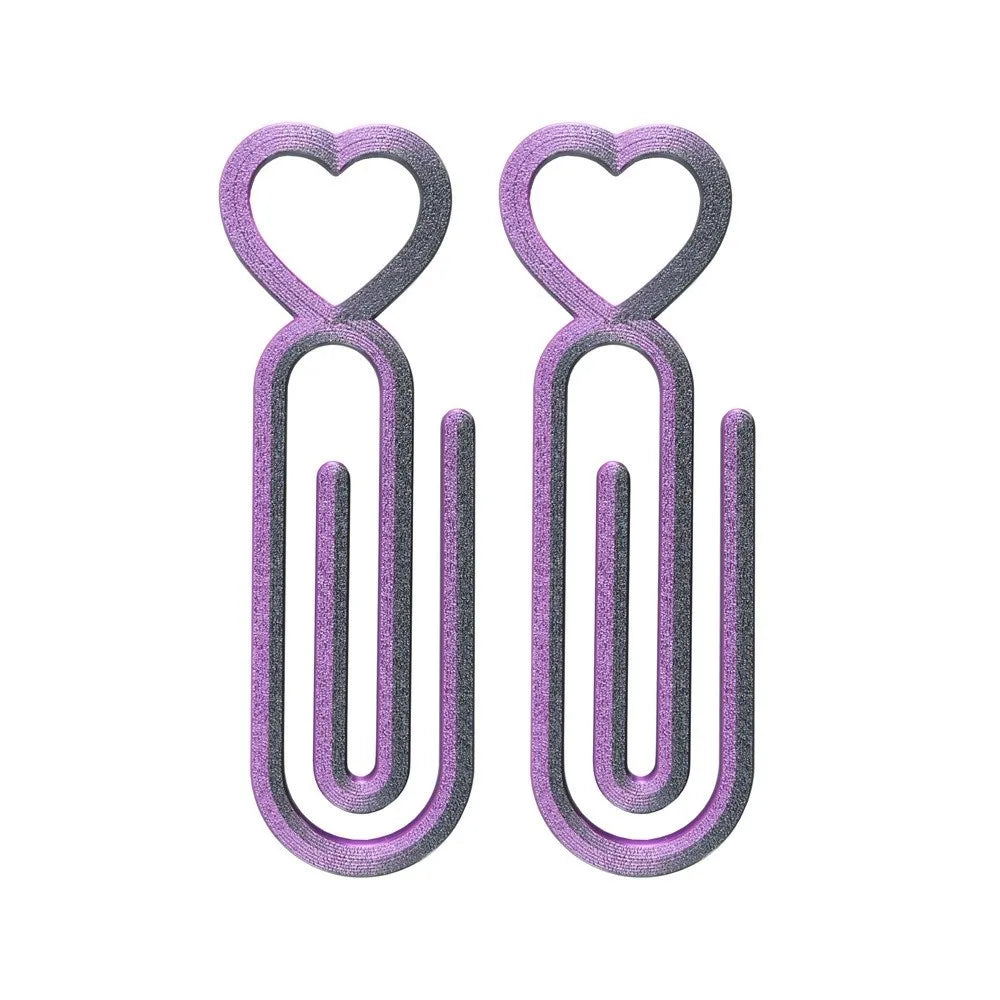 Plastic Material Diamond Painting Canvas Clip Set Heart-shaped Design Multifunction Tool Diamond Art Tools Peaceful Pleasures Health and Wellness Black Purple