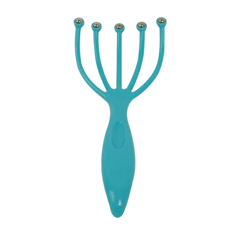 Head Massager Instrument for Scalp Stress Relax, Neck Massage, Pressure and Itch Relief, Pain Relief, Octopus Spa Peaceful Pleasures Health and Wellness 01