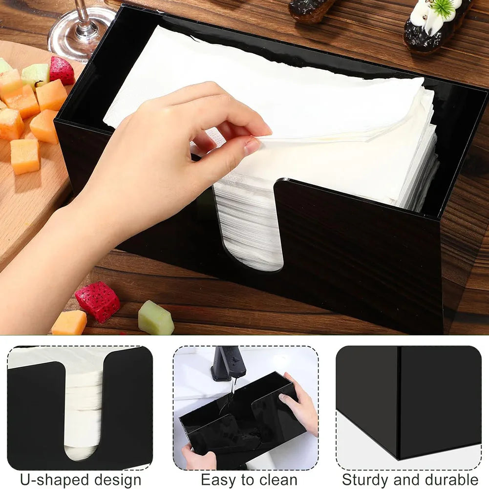 Acrylic Countertop Paper Towel & Napkin Dispenser
