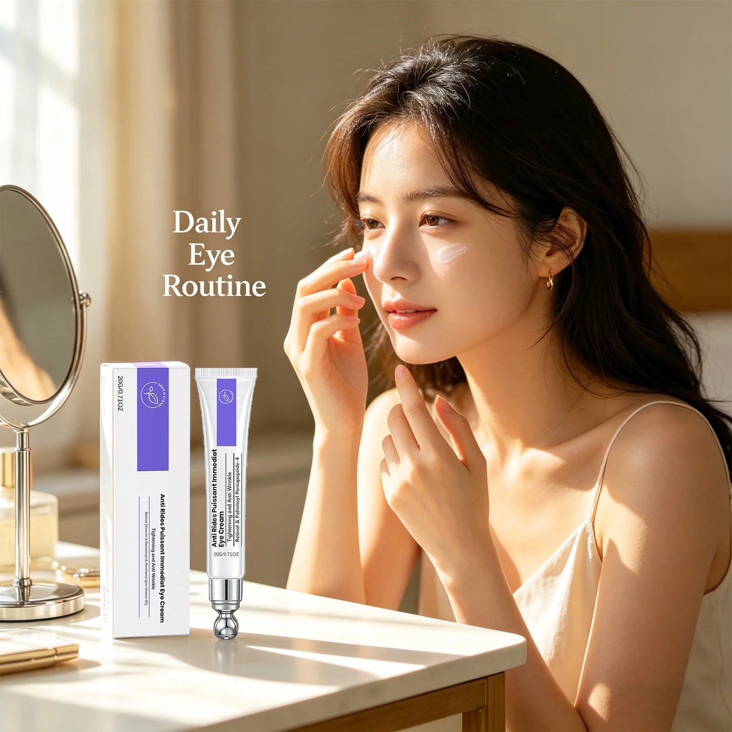 Retinol Eye Cream – Anti-Wrinkle, Firming & Moisturizing 20g Retinol Eye Cream Peaceful Pleasures Health and Wellness