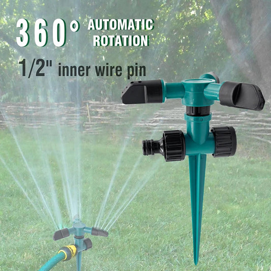 1PCs 360 Degrees Rotating Water For Agricultural Irrigation IrrigationGarden Automatic Sprinkler Garden Watering Sprinkler Peaceful Pleasures Health and Wellness