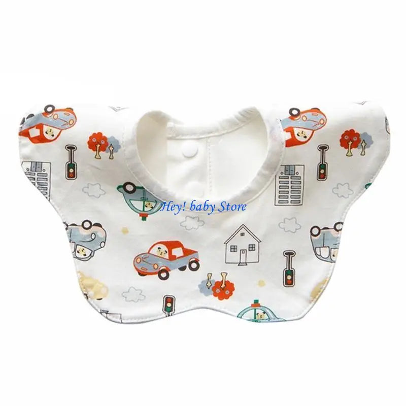 Baby Cotton Bandana Drool Bib | 360° Waterproof Toddler Scarf