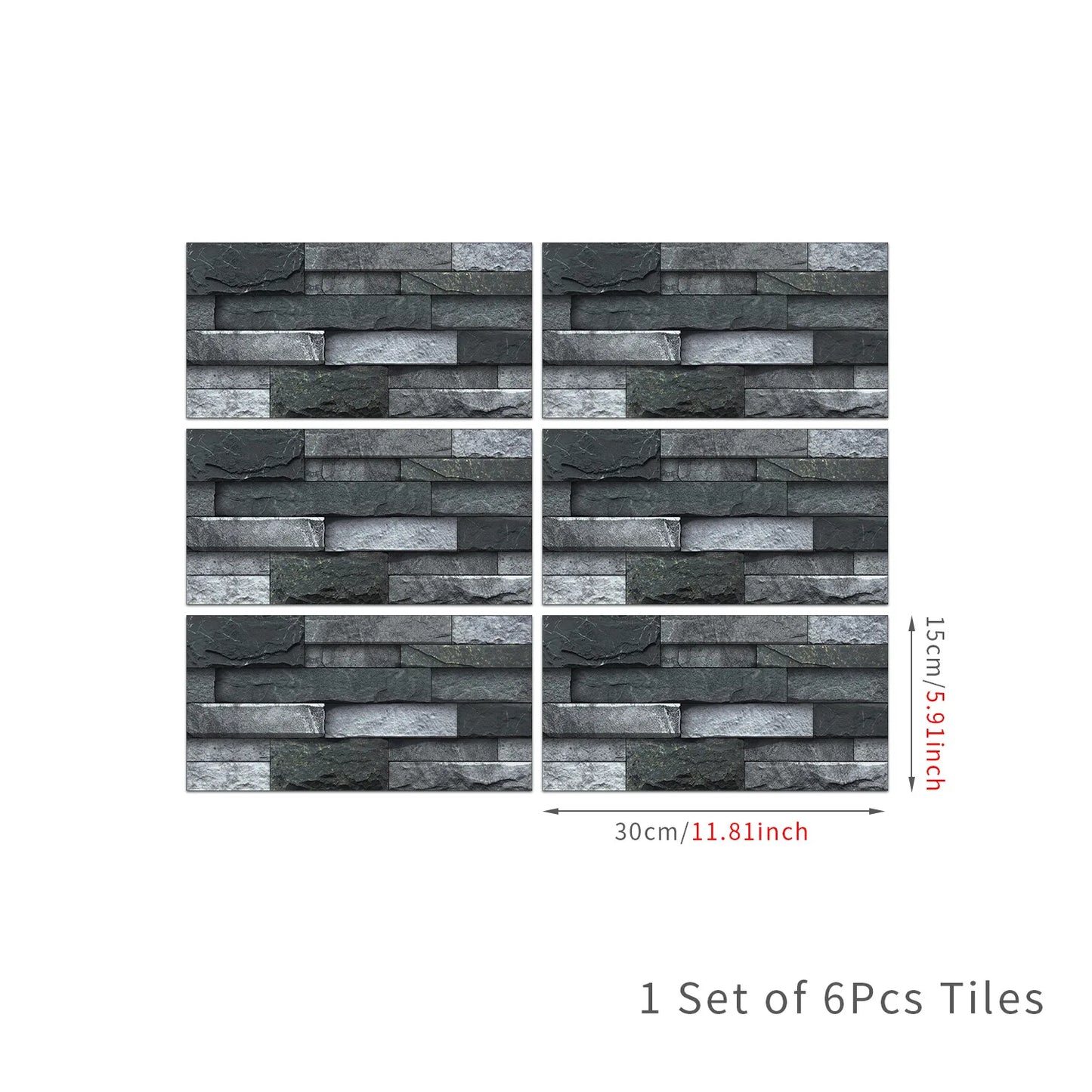 New stone-patterned crystal self-adhesive wall film for kitchen and bathroom, waterproof and moisture-proof wallpaper Peaceful Pleasures Health and Wellness FG-L3 6PS
