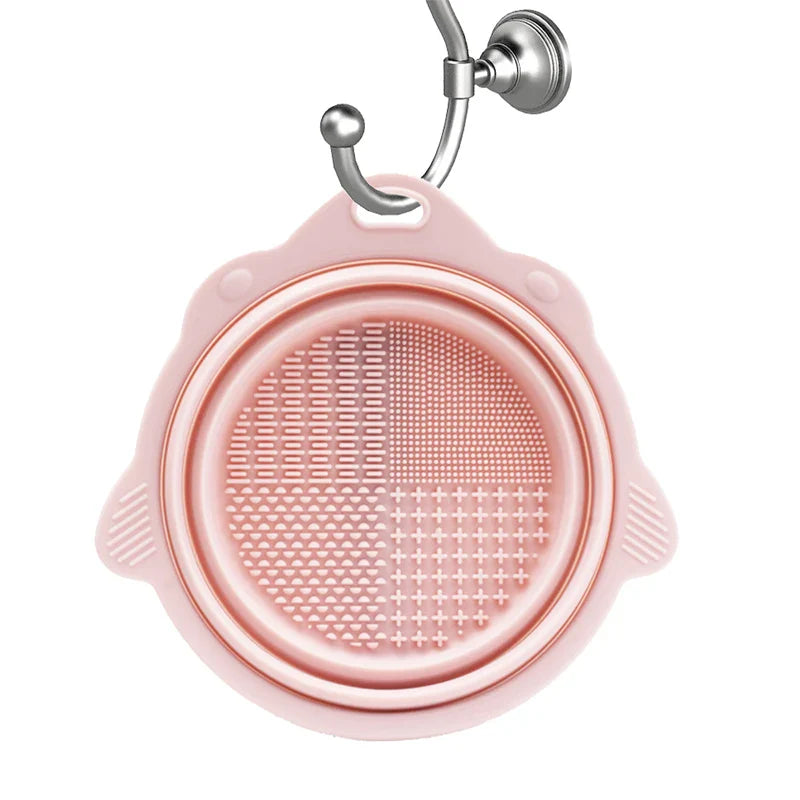 Silicone Makeup Brush Cleaner Bowl & Tool Set | Wet & Dry