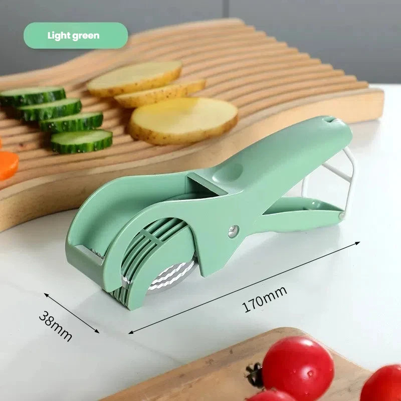 Stainless Steel Vegetable & Fruit Slicer | Multi-Function Salad
