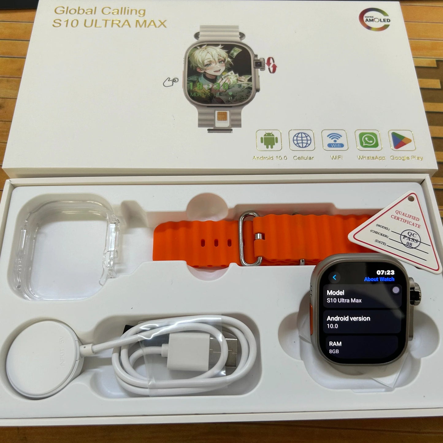 S10 Ultra MAX Android 13 Smartwatch | 4G GPS AMOLED Camera