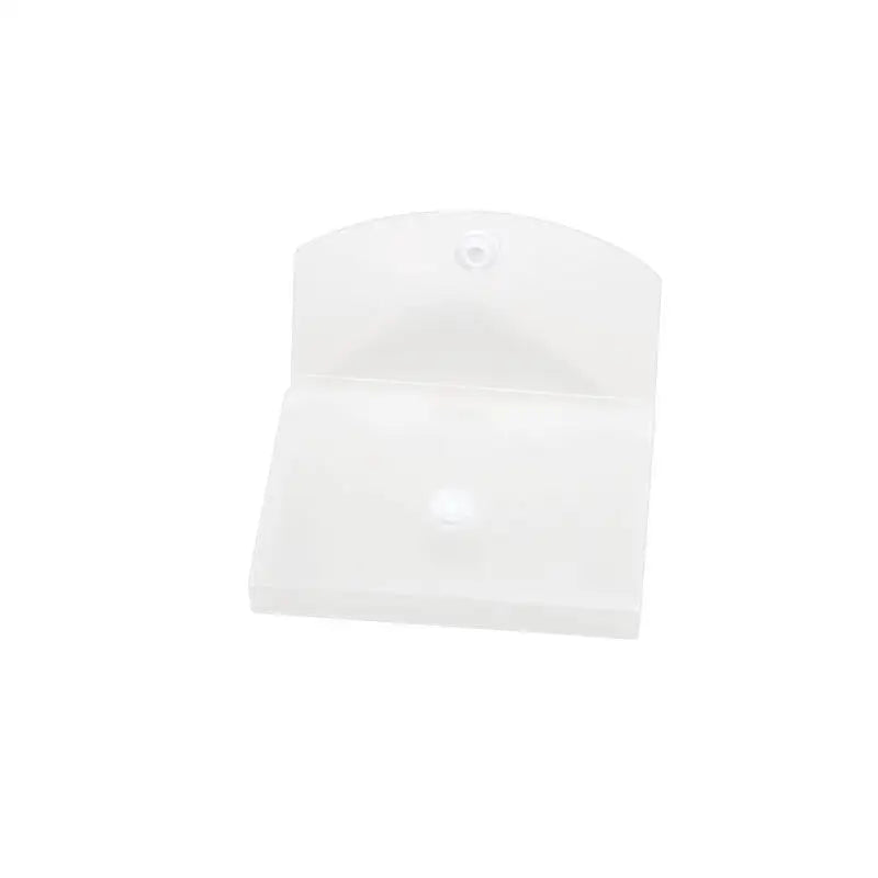 Frosted Semi‑Transparent Snap Closure Storage Case Flip Top Photocard Dust Holders Mini Card Organizer Box for Stamp Stationery Peaceful Pleasures Health and Wellness