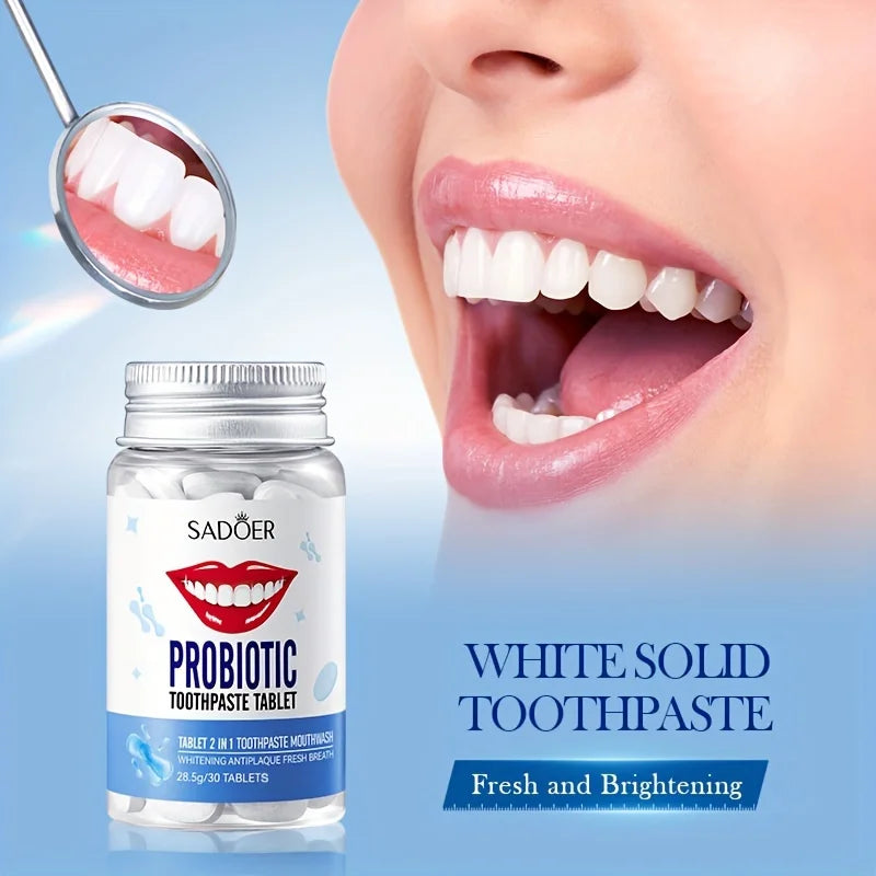 Probiotic Solid Toothpaste – Fresh Breath & Deep Clean 28.5g