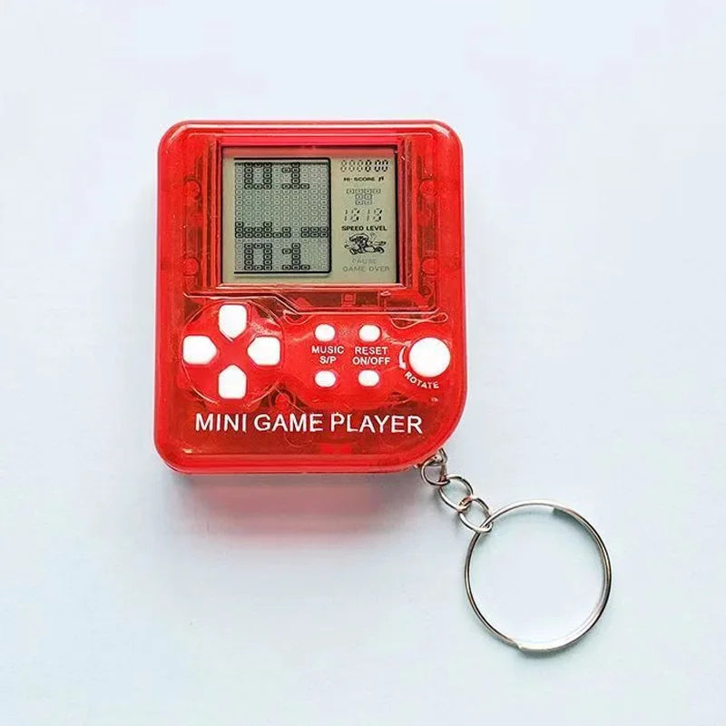 Retro Mini Handheld Game Players Classic Electronic Games Hand Held Console Game Child Puzzle Gaming Console Toys Gift Peaceful Pleasures Health and Wellness Red