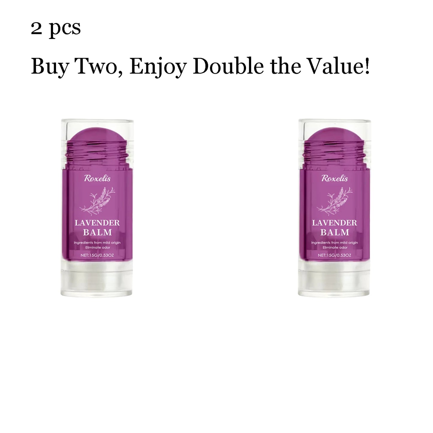 Lavender Solid Perfume 15g | Alcohol-Free Floral Deodorant