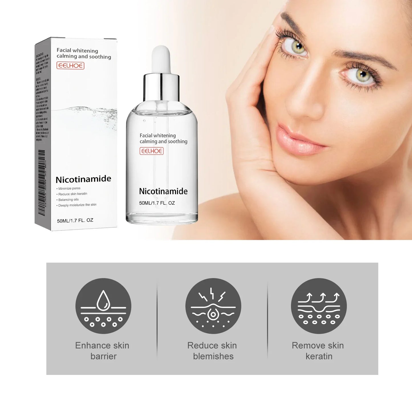 EELHOE Anti-Aging Face Serum – Firming, Pore Minimizing, 50ml