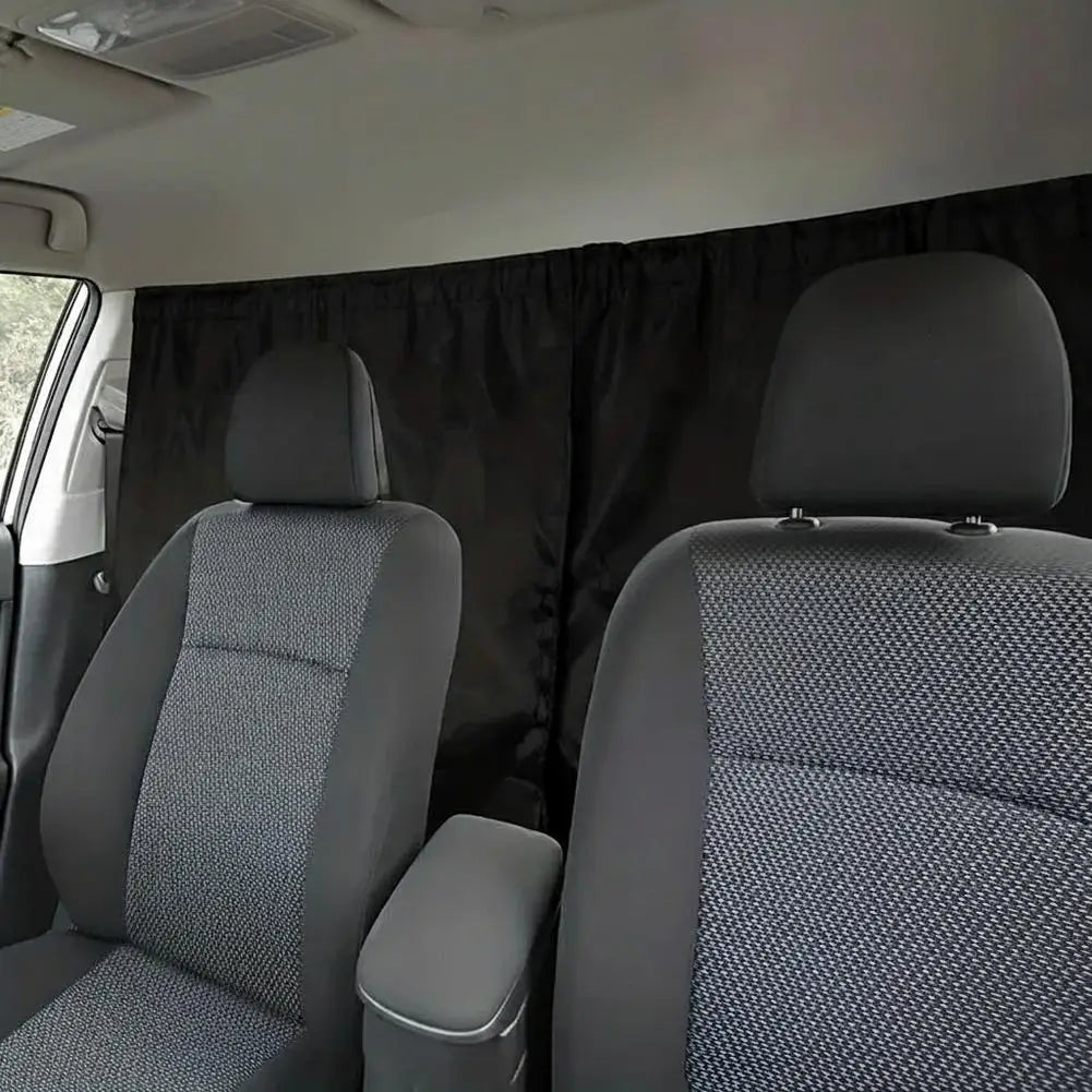 4-Pack Black Car Privacy Curtains | UV & Heat Block Shades