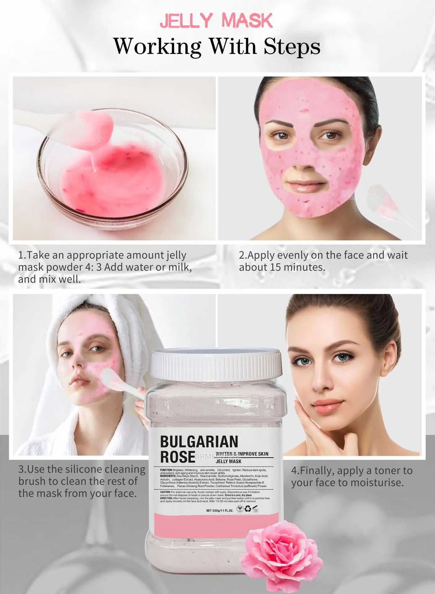 650g Nicotinamide Jelly Mask Powder – Peel, Hydrate & Brighten