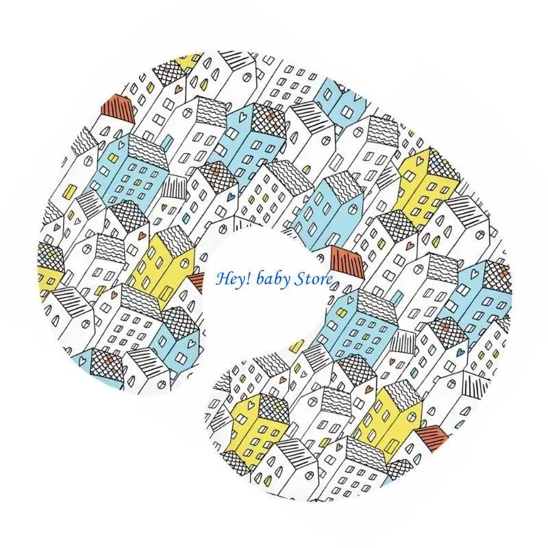 Breastfeeding Pillow Cover – Soft Print Nursing Slipcover