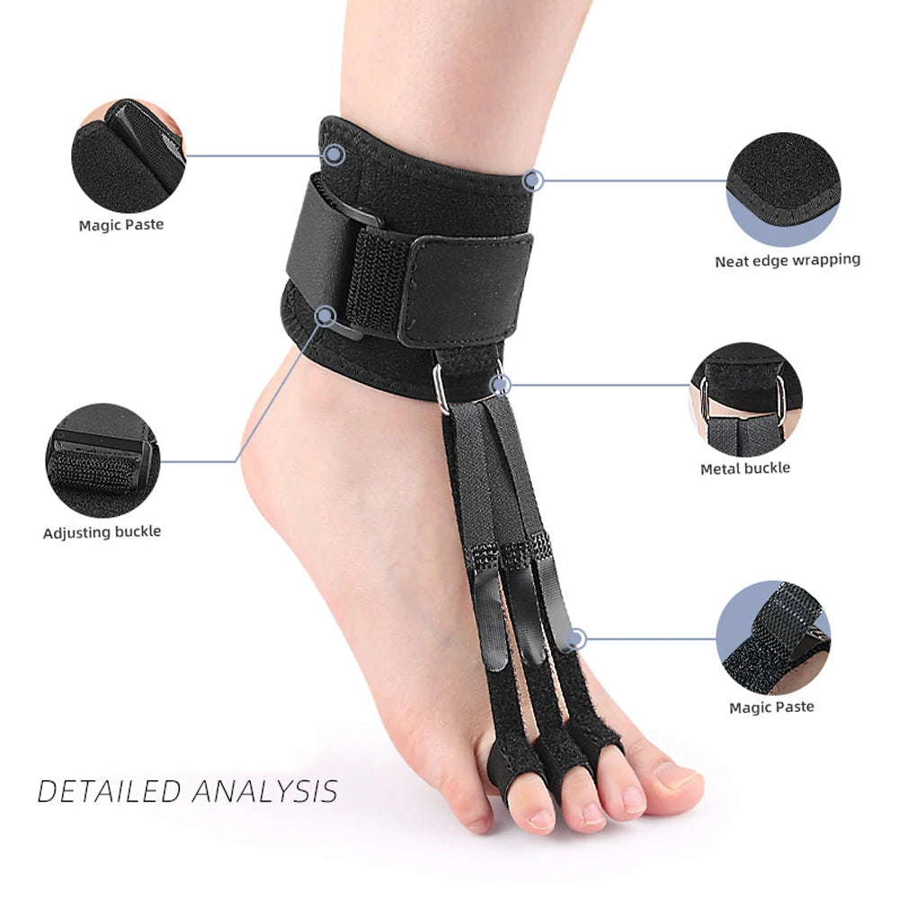 1PC Toe Splint for Plantar Fasciitis -Lightweight Toe Support Brace for Women Men,Targeted Pain Solution for Healing Flat Arches Peaceful Pleasures Health and Wellness