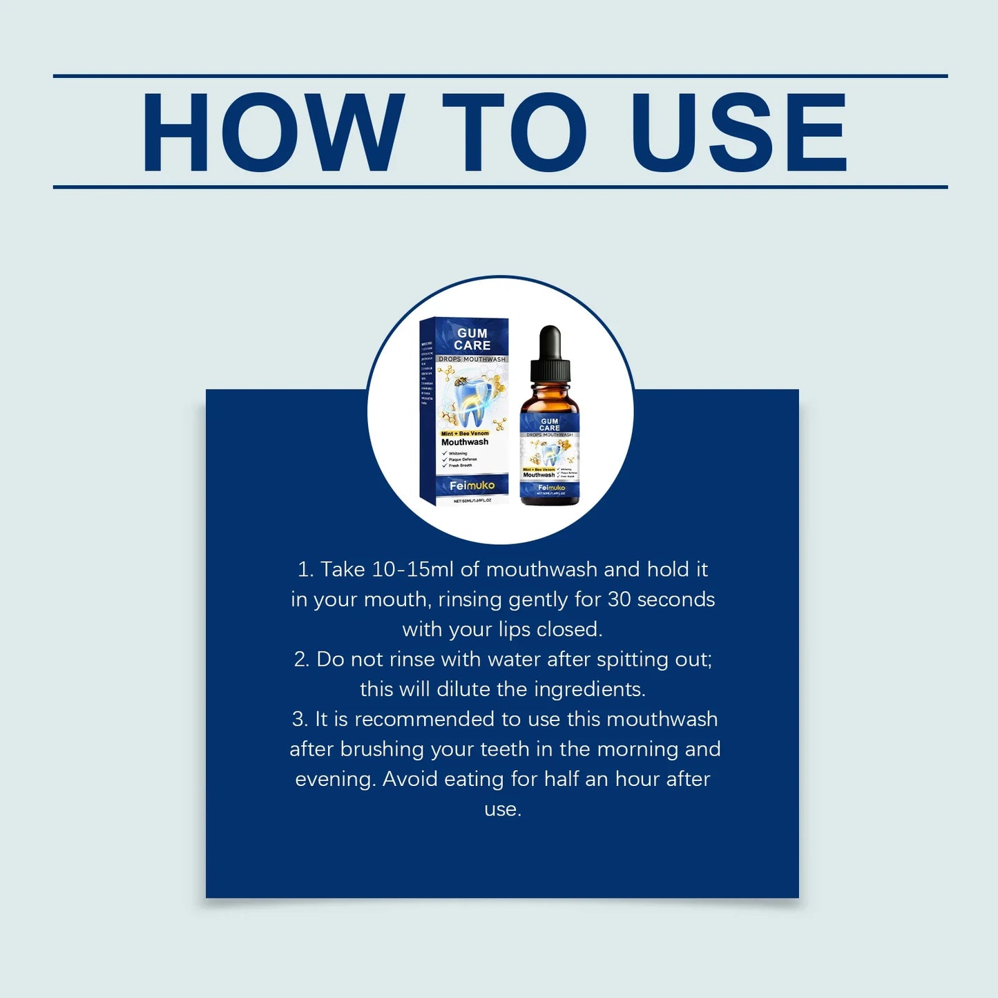 Gum Repair Gel Serum 50ml – Whitening, Tartar & Fresh Breath