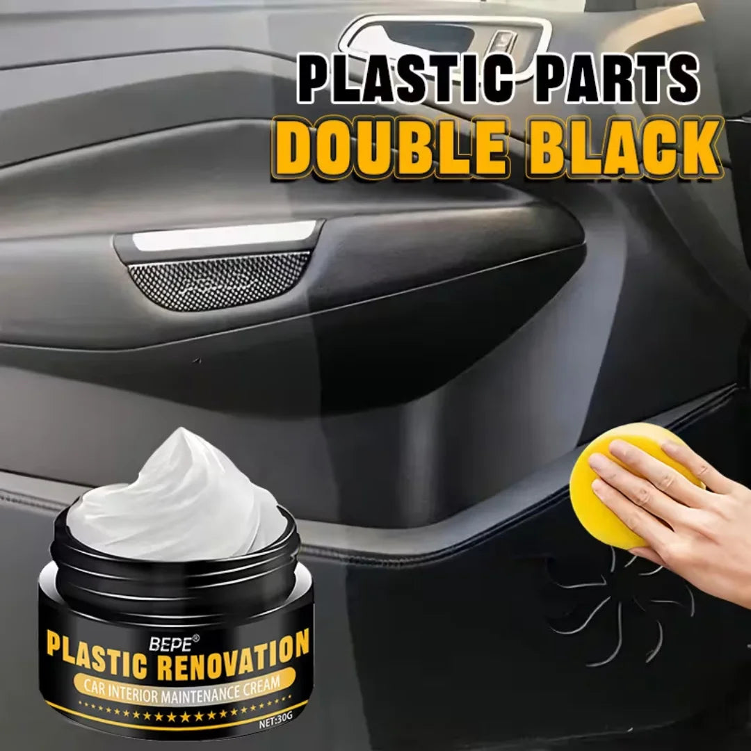 Plastic & Leather Renovation Cream – Car Interior Restorer