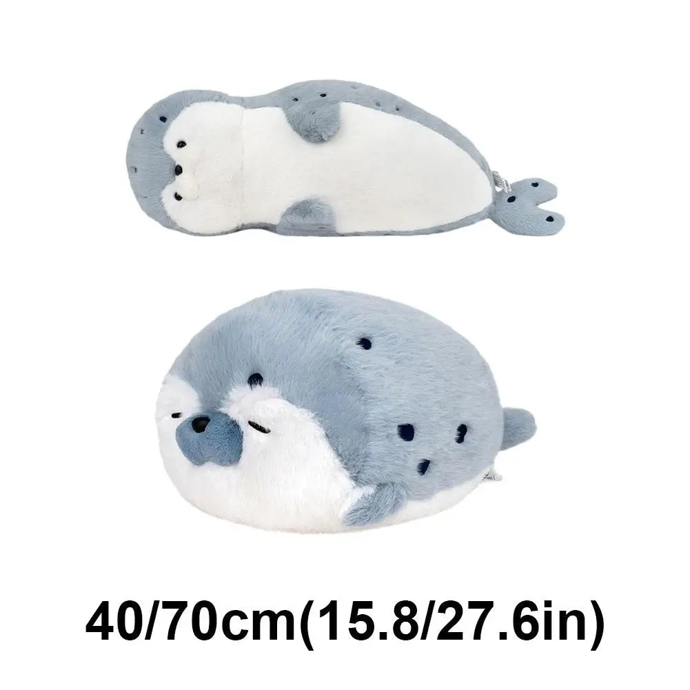 Plush Sea Otter Seal Stuffed Animal Pillow | Soft Cuddle Toy