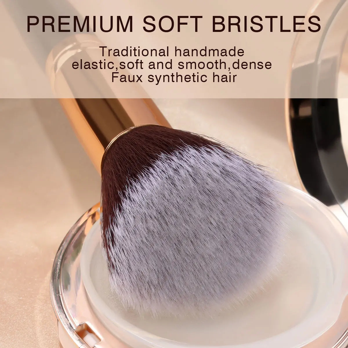 RUNTOIN 16-Piece Makeup Brush Set – Soft Synthetic Brushes