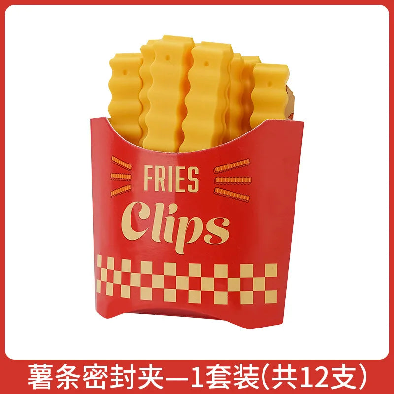 Food Bag Sealing Clips – Snack, Fridge & Seasoning Pack Food Bag Sealing Clips Peaceful Pleasures Health and Wellness 12 pieces per set
