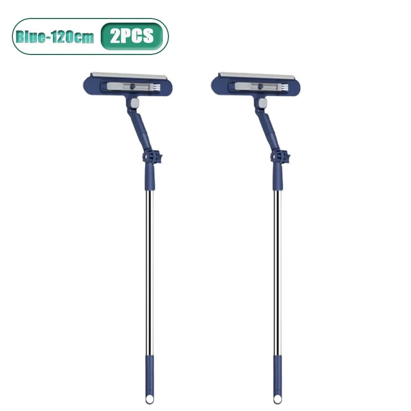 Double-Sided High-Rise Window Cleaner 120cm Squeegee Tool
