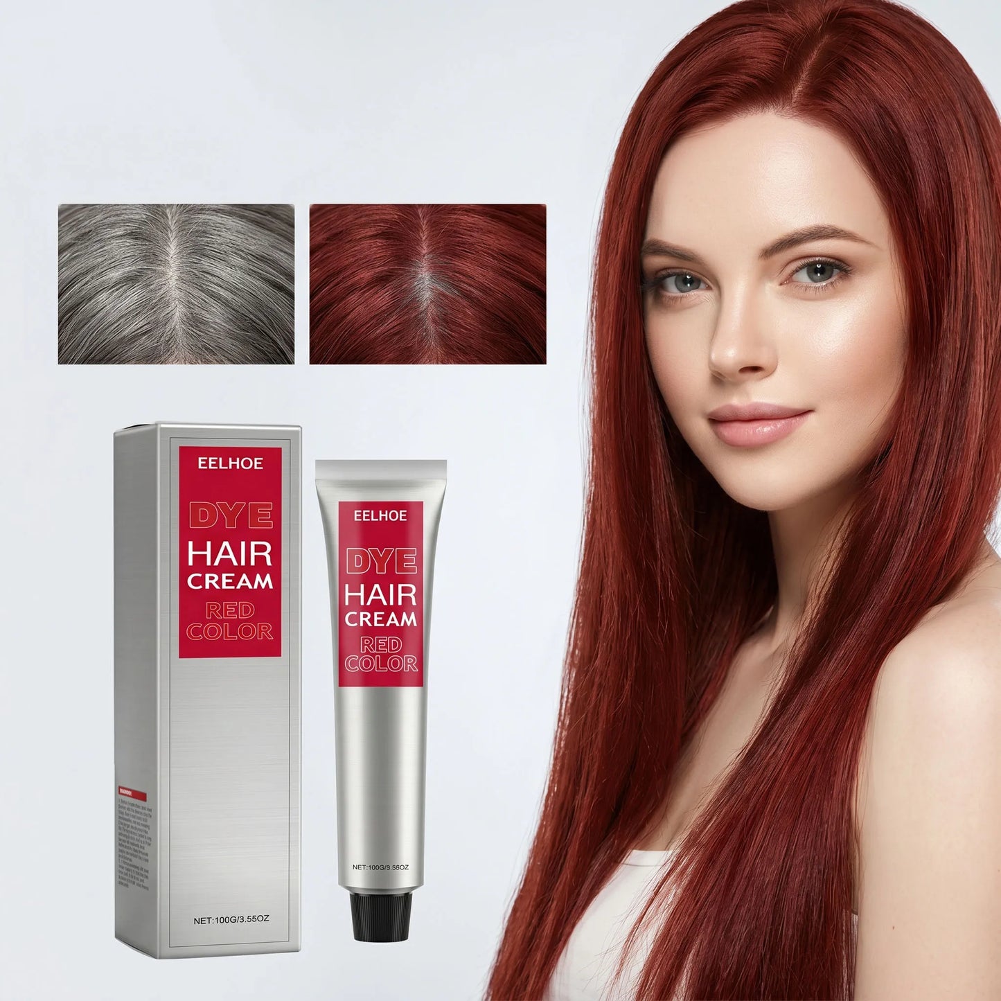 EELHOE Hair Color Cream – Gray Coverage, Semi-Permanent, Long-Lasting Shine Peaceful Pleasures Health and Wellness