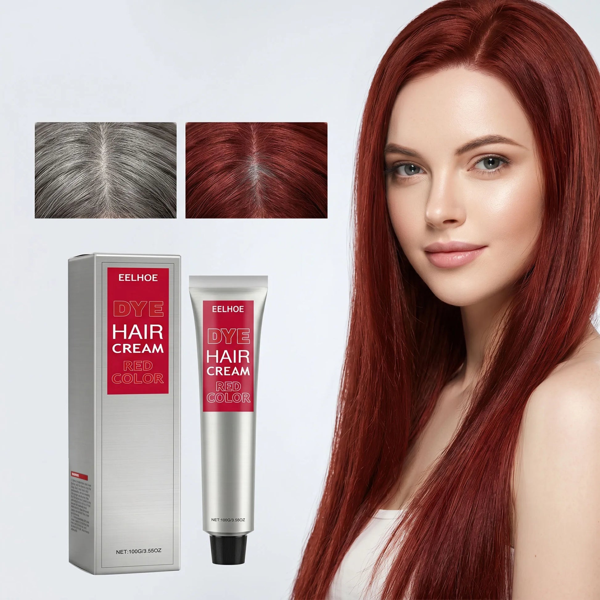 EELHOE Hair Color Cream – Gray Coverage, Semi-Permanent, Long-Lasting Shine Peaceful Pleasures Health and Wellness