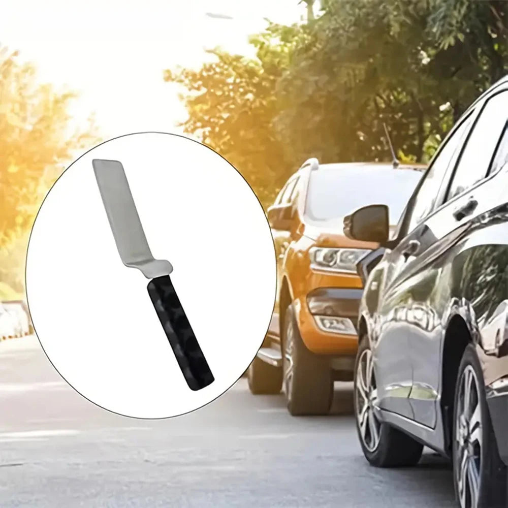 Z-Type PDR Dent Repair Tool Stainless Steel Rubber Handle Leveling Flapping Pad Car Auto Body Dent Removal Tool Peaceful Pleasures Health and Wellness