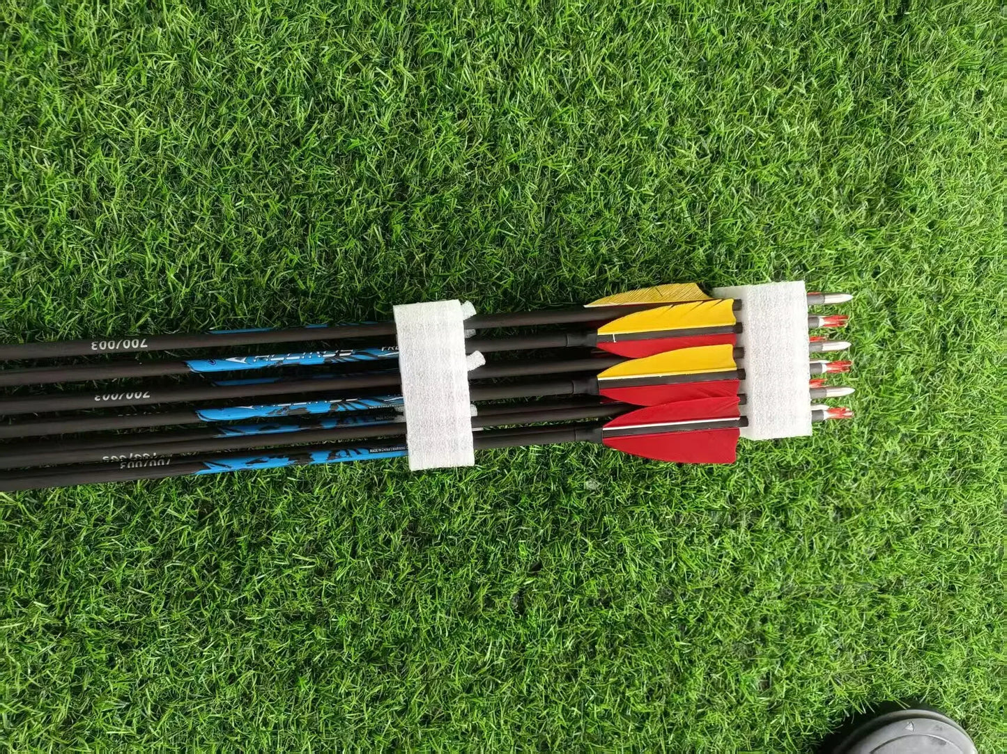 ID4 2 True Feather Arrow Archery Hunting Shooting Pure Carbon Spine