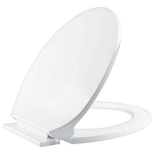 O-Shaped Toilet Seat Slow Close Quiet Lid Thickened Durable for Both Adults Children Universal Bathroom Accessories Peaceful Pleasures Health and Wellness O shape