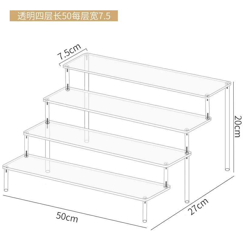 Clear Acrylic Display Stand | Perfume, Cupcake & Figurine Riser